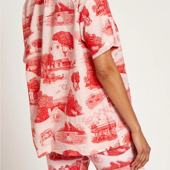 Rachel Antonoff Other - Rachel Antonoff Red and Pink Vintage Print Fabric